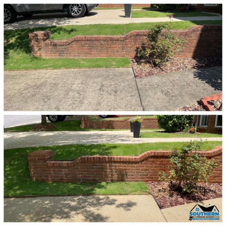 Southern Pressure Washing concrete Before and after (3)