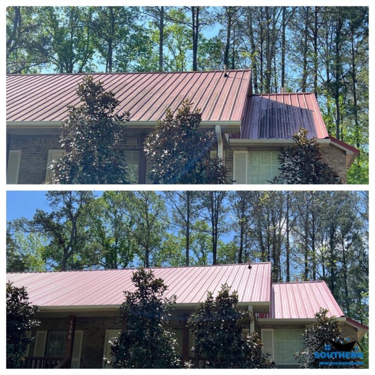 Southern Pressure Washing house Before and after (2)